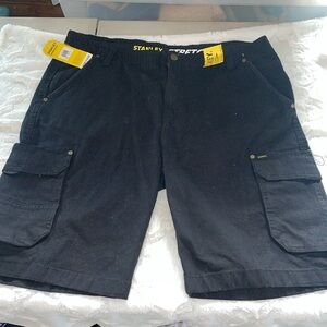 Stanley workwear black shorts